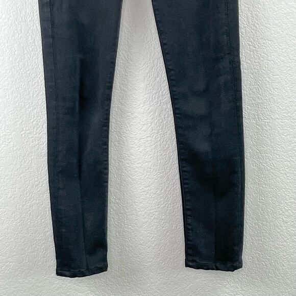 Citizens of Humanity Rocket Petite Mid Rise Skinny Black Stretch Denim Jeans 24W - Picture 7 of 14
